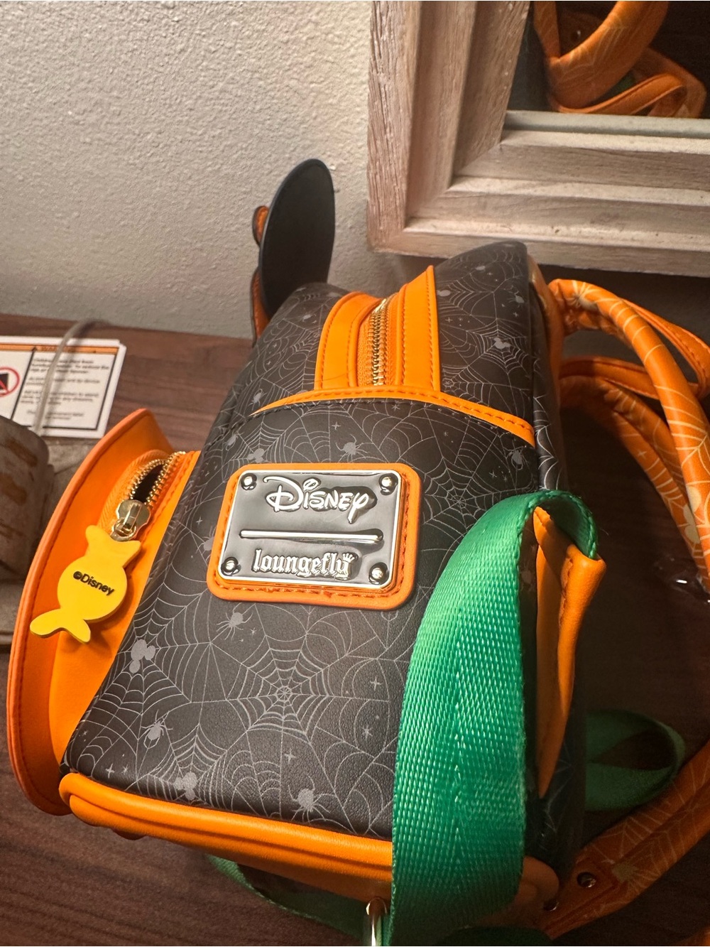 Halloween Mickey Pumpkin backpack - Orange & Black - Picture 2 of 5